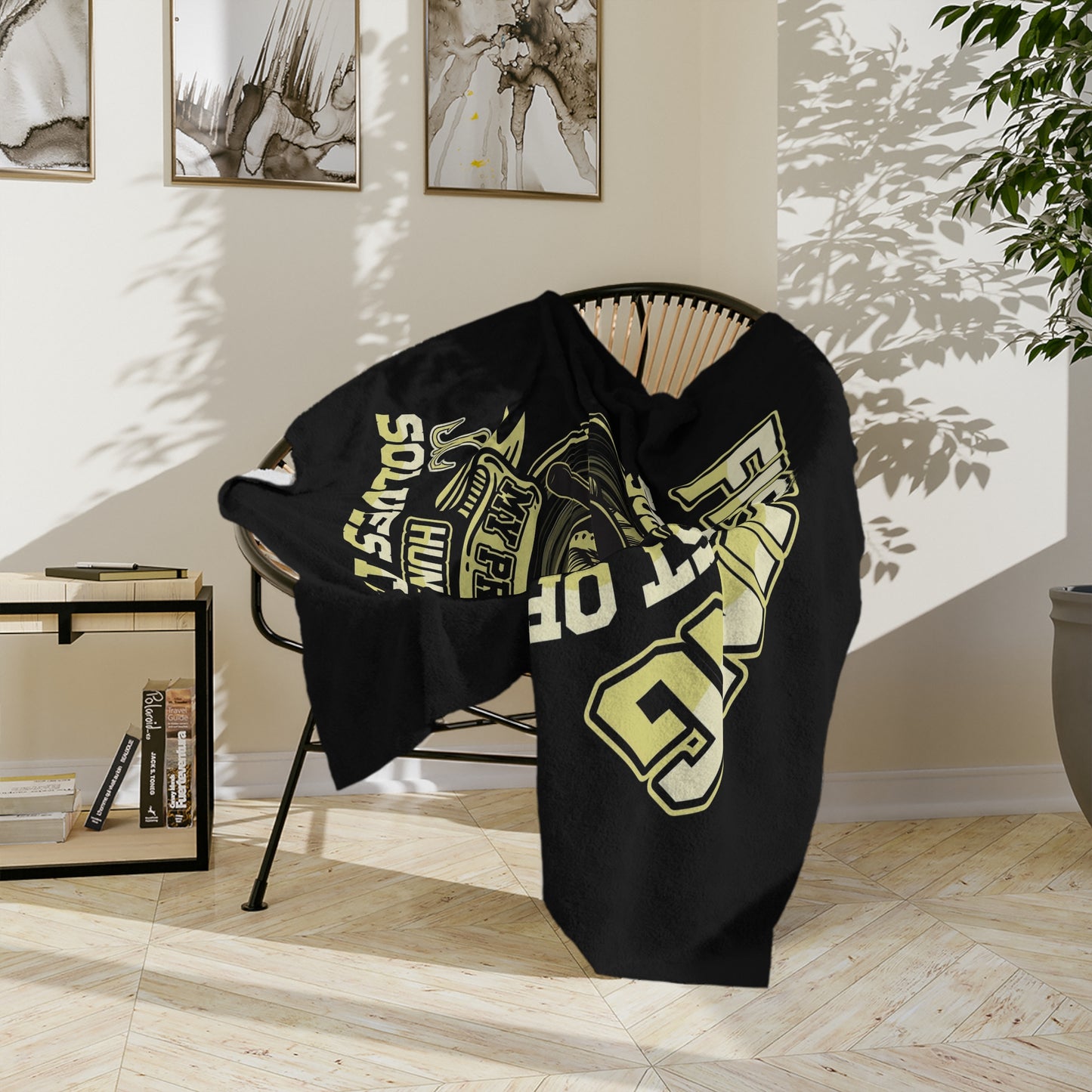 Problem Solving Velveteen Microfiber Blanket