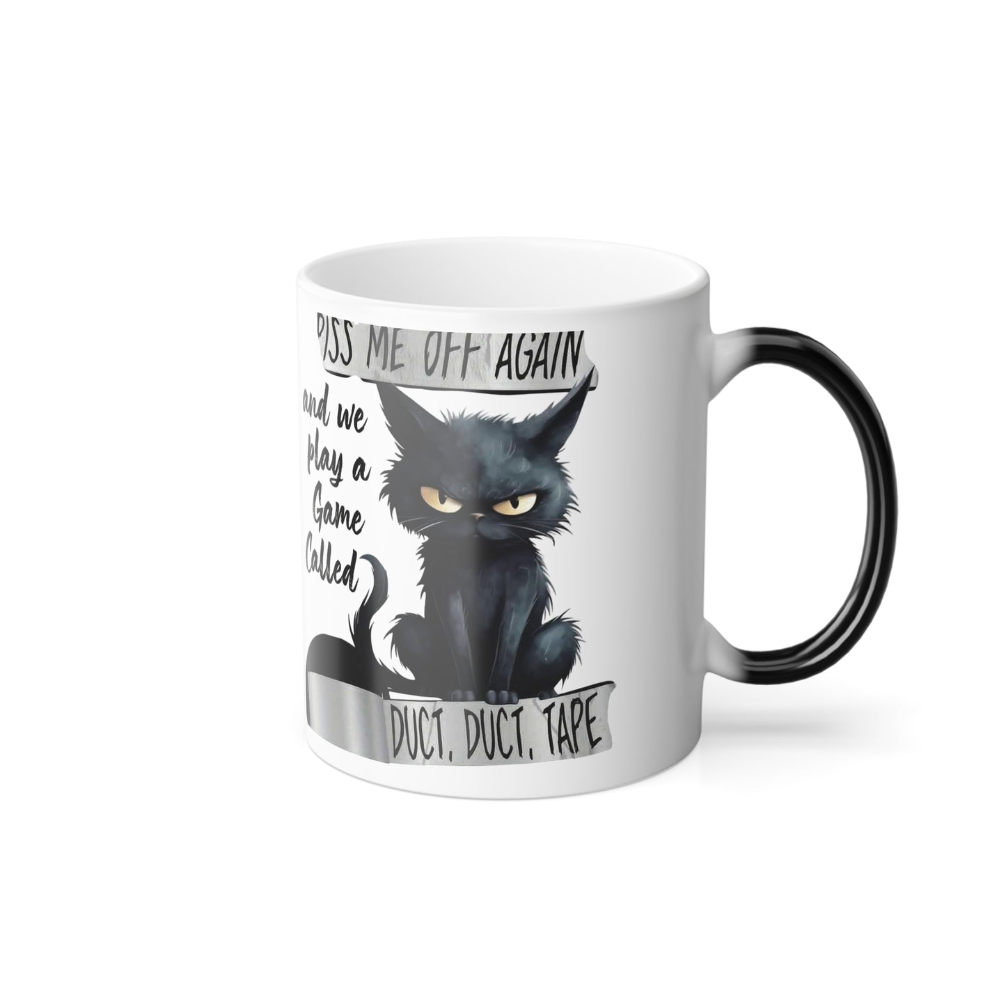 Duct, Duct, Tape Color Changing Mug