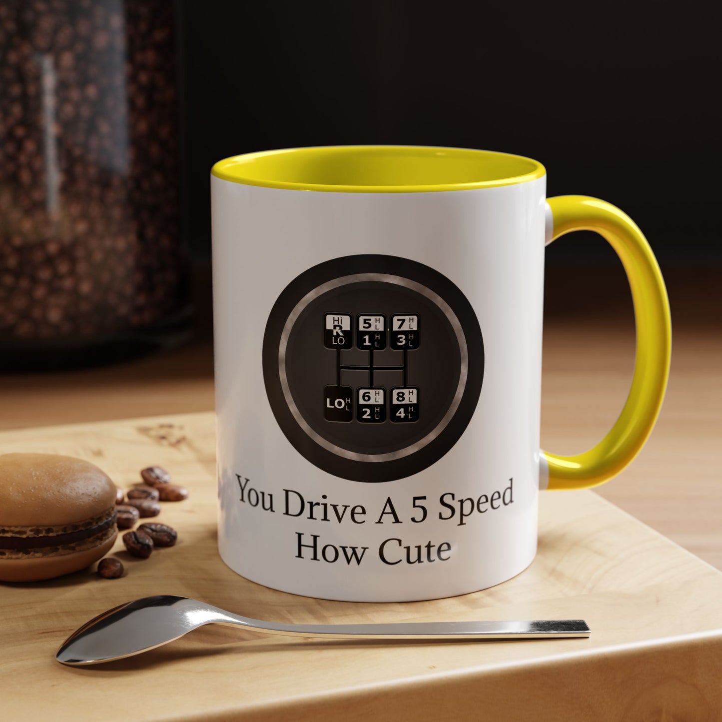 5 Speed How Cute 2-Tone Coffee Mug