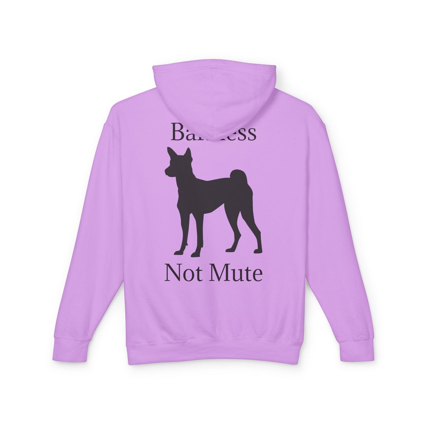 Barkless Not Mute Unisex Lightweight Hoodie