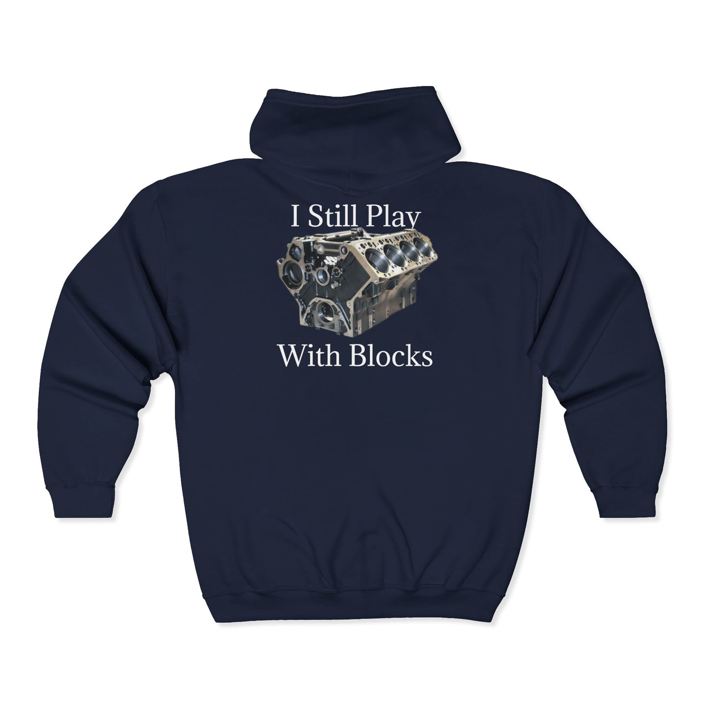 Play With Blocks Unisex Full Zip Hoodie