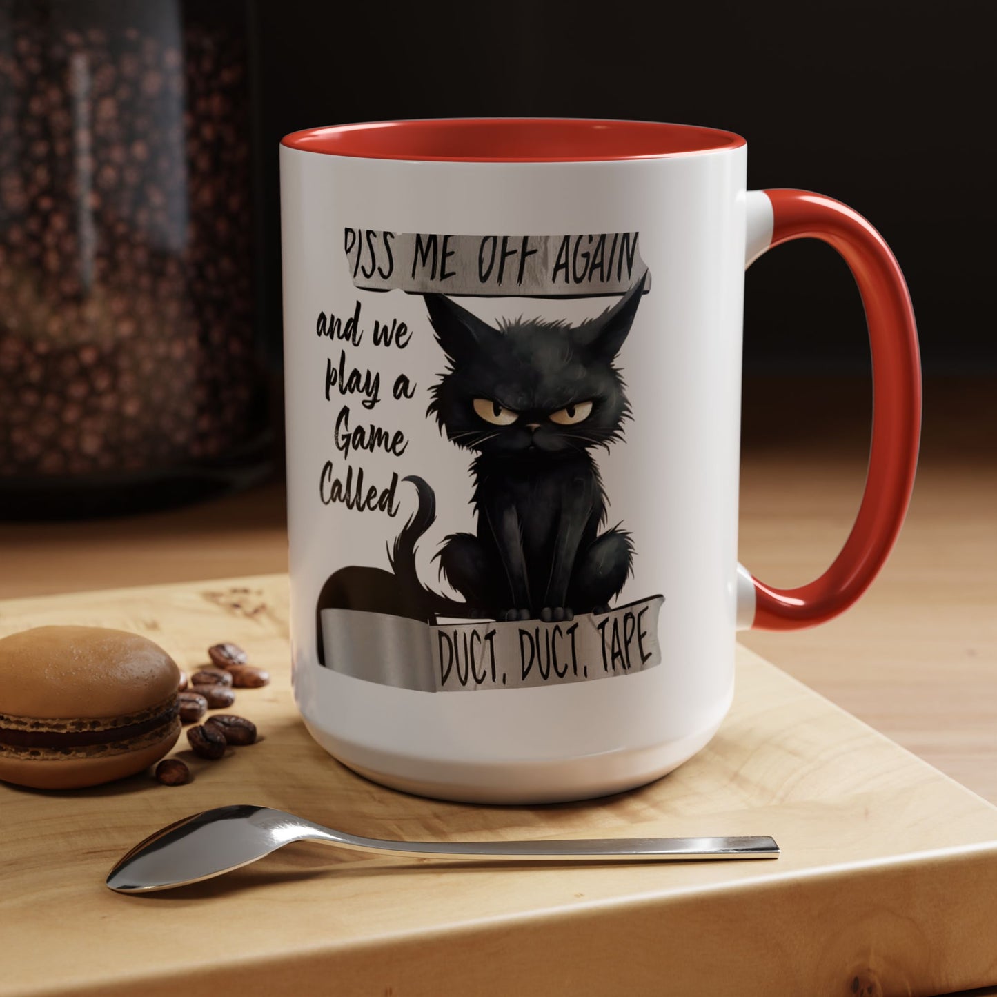 Duct, Duct, Tape 2-Tone Coffee Mug
