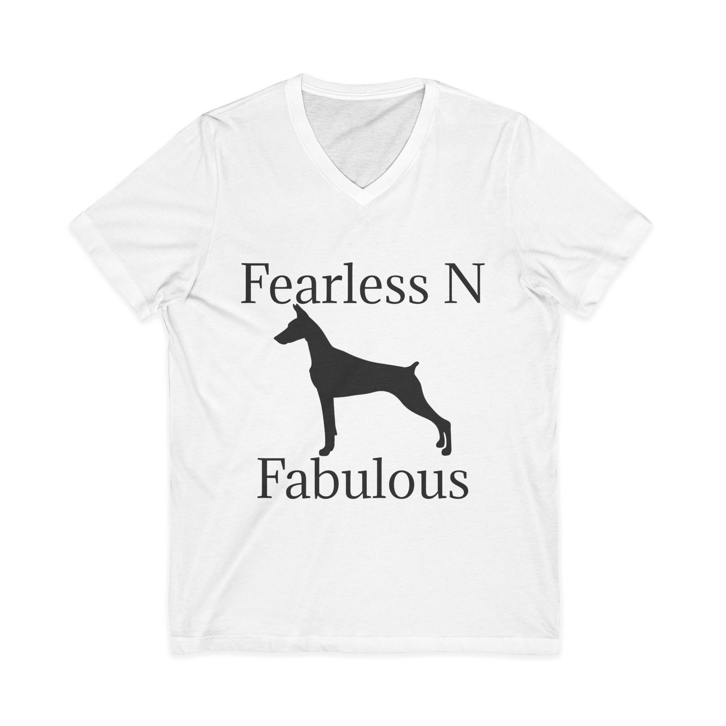 Fearless N Fabulous Unisex Short Sleeve V-Neck Tee