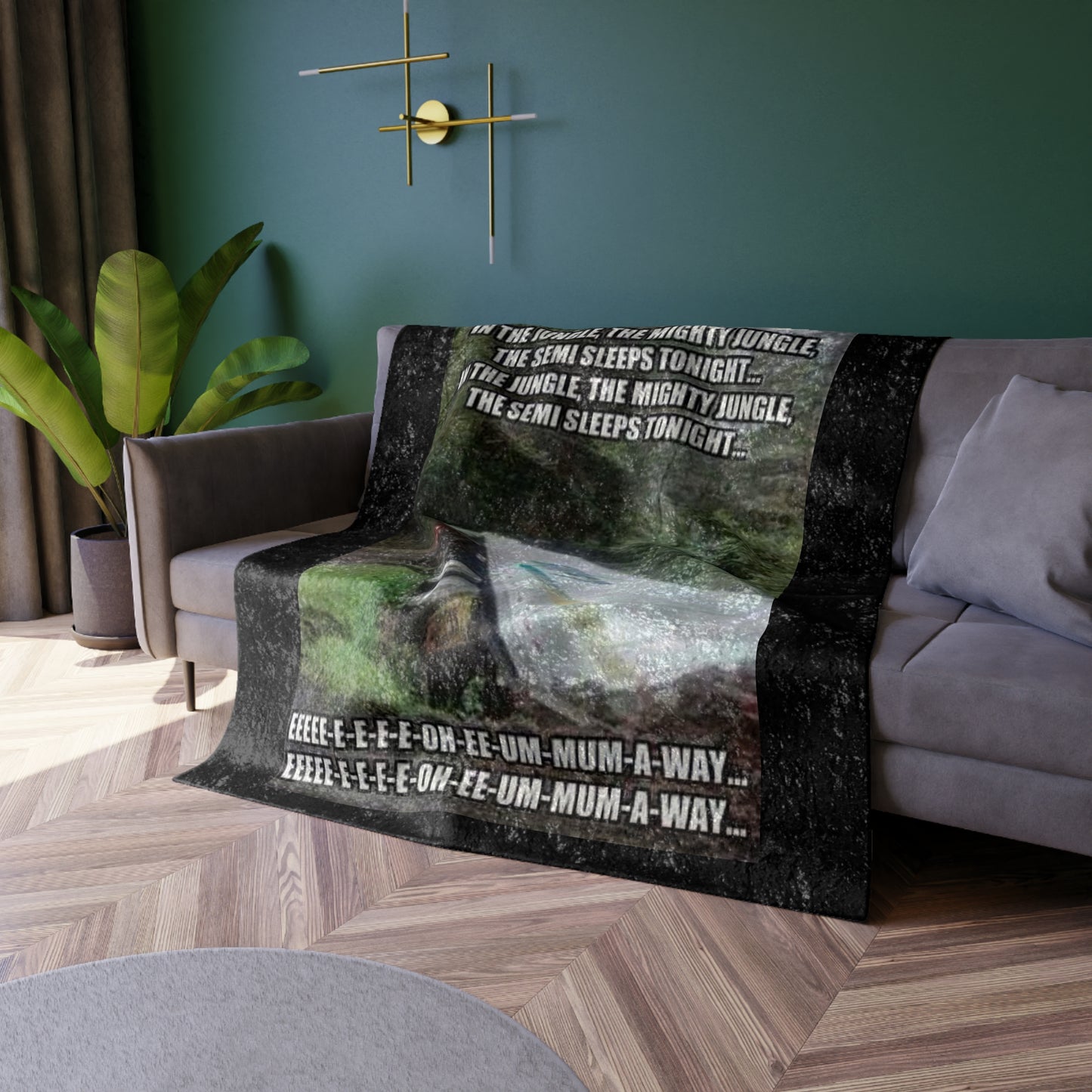 Semi Sleeps Crushed Velvet Blanket