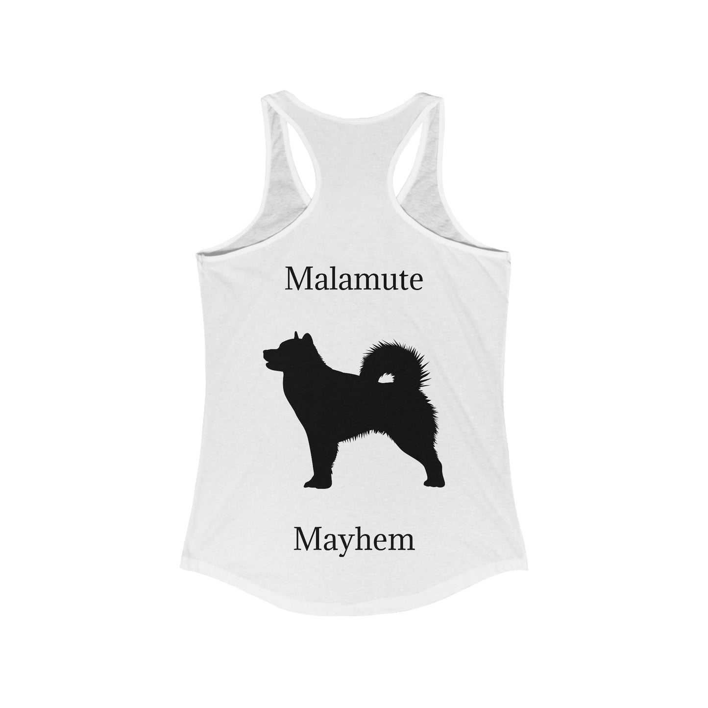 Malamute Mayhem Women's Racerback Tank