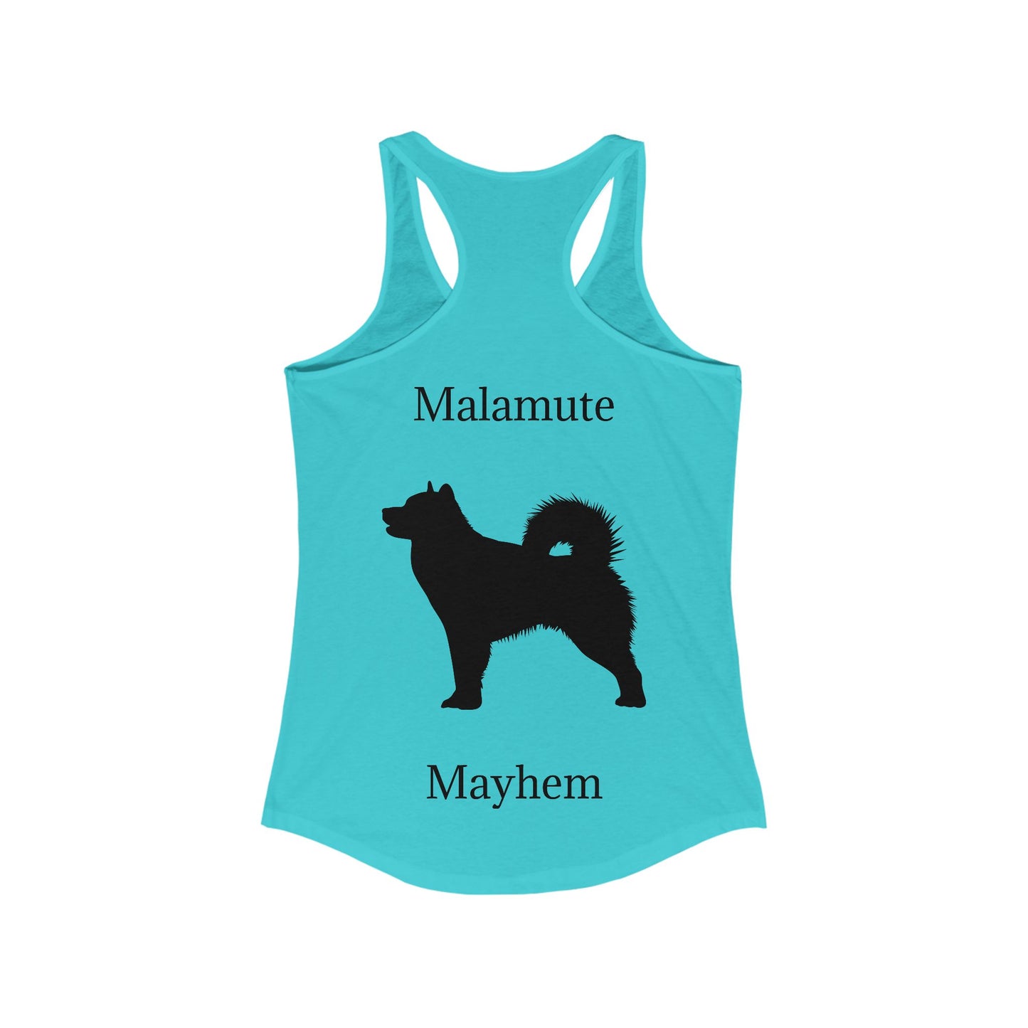 Malamute Mayhem Women's Racerback Tank