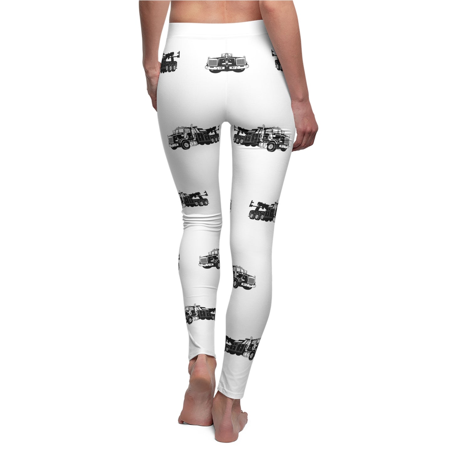 Heavy Tow Truck Women's Ankle Leggings
