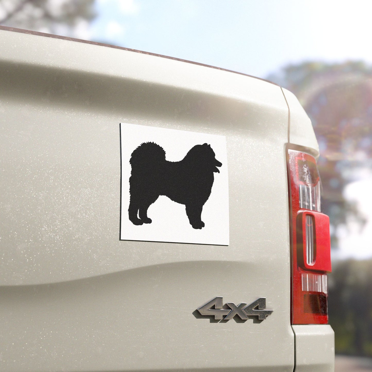 Samoyed Silhouette Indoor/Outdoor Magnet