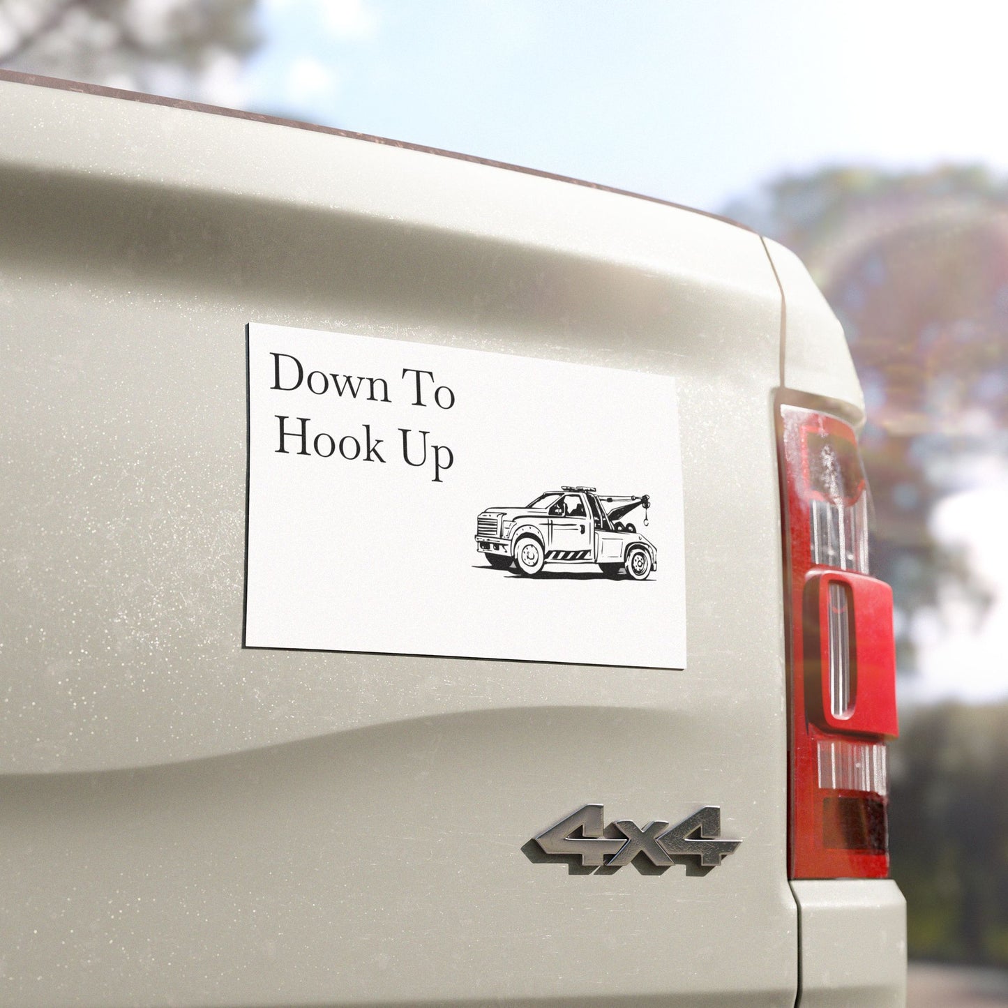 Down To Hook Up Indoor/Outdoor Magnet