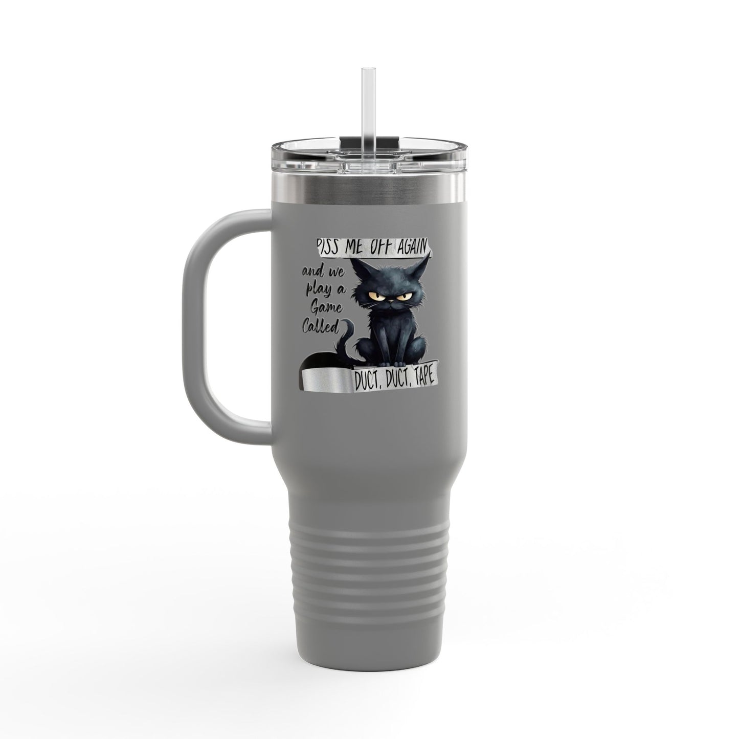Duct, Duct, Tape Insulated Travel Mug