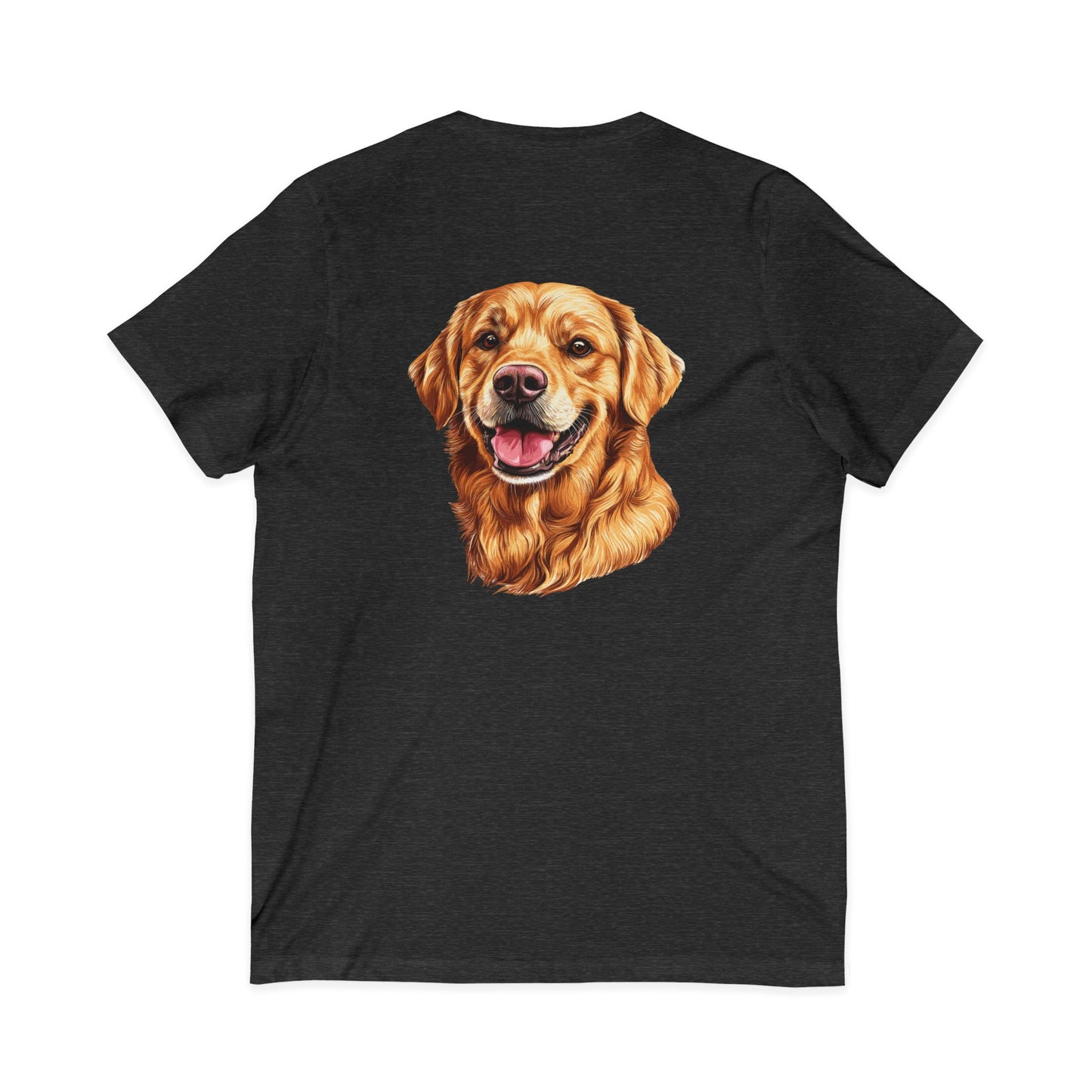 Golden Head Unisex Short Sleeve V-Neck Tee