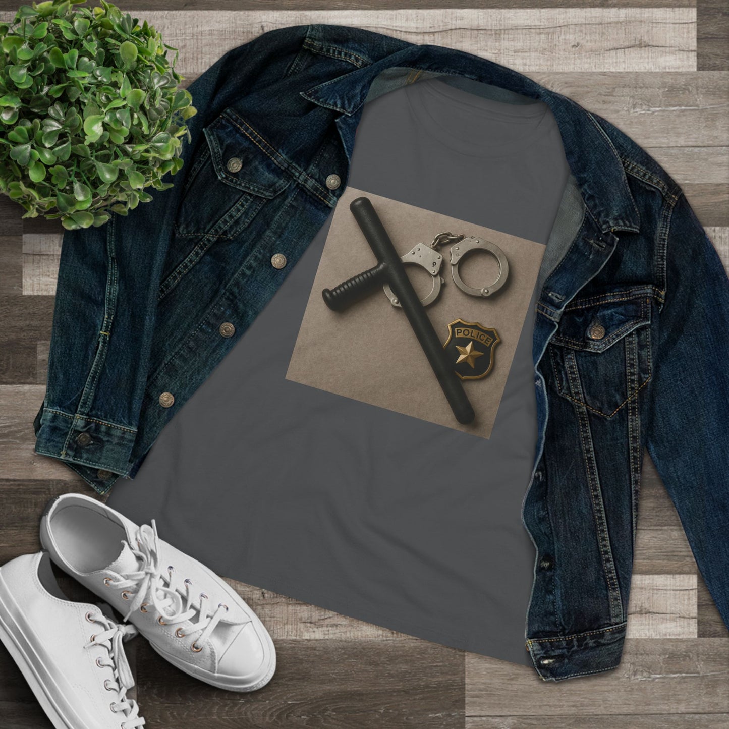 Law Enforcement Appreciation Women's Short Sleeve Crewneck Tee