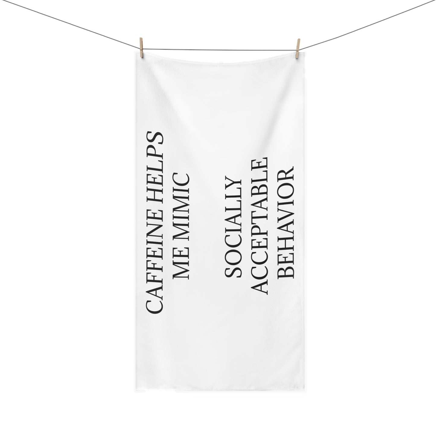 Socially Acceptable Mink-Cotton Beach Towel