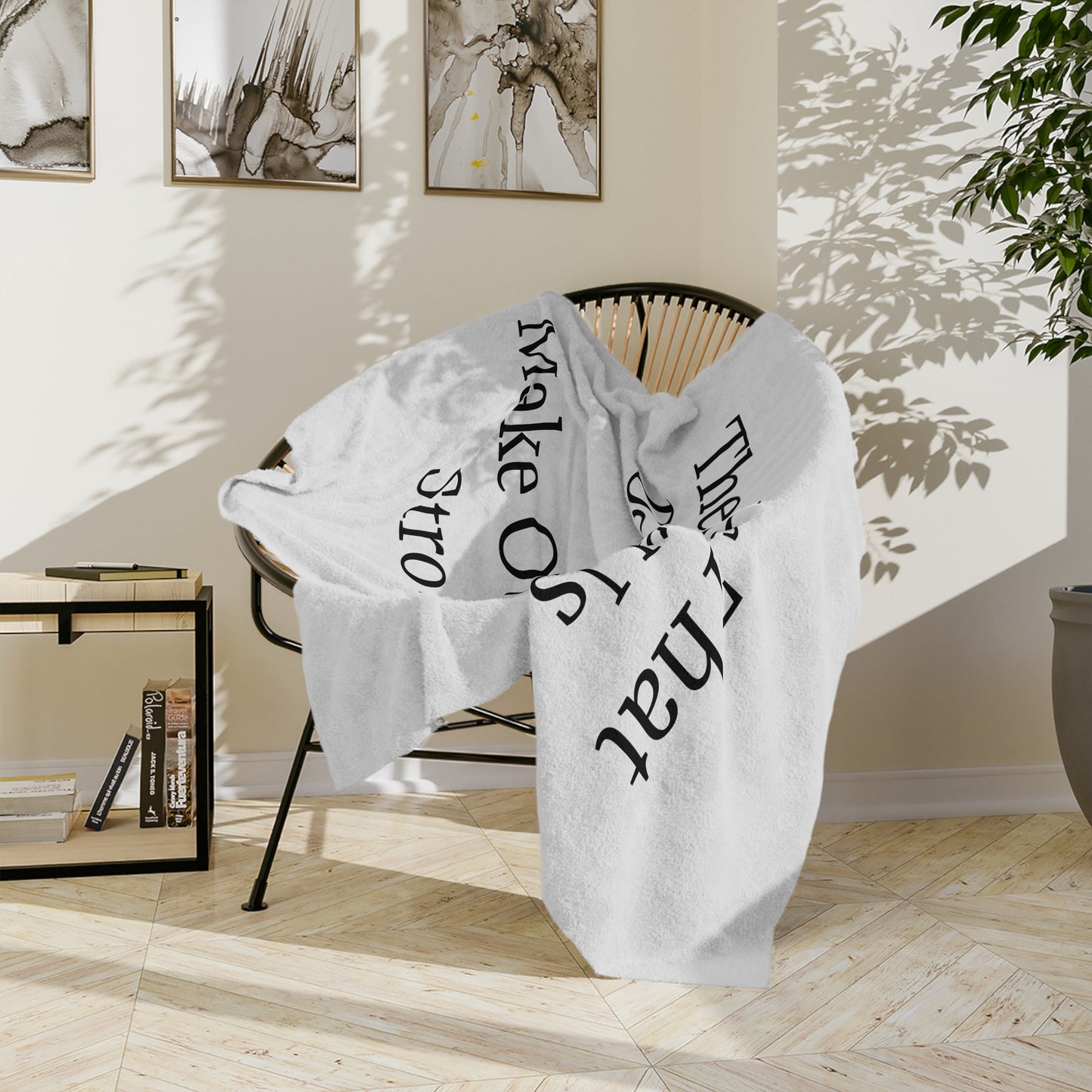 Drinks Stronger Velveteen Microfiber Blanket