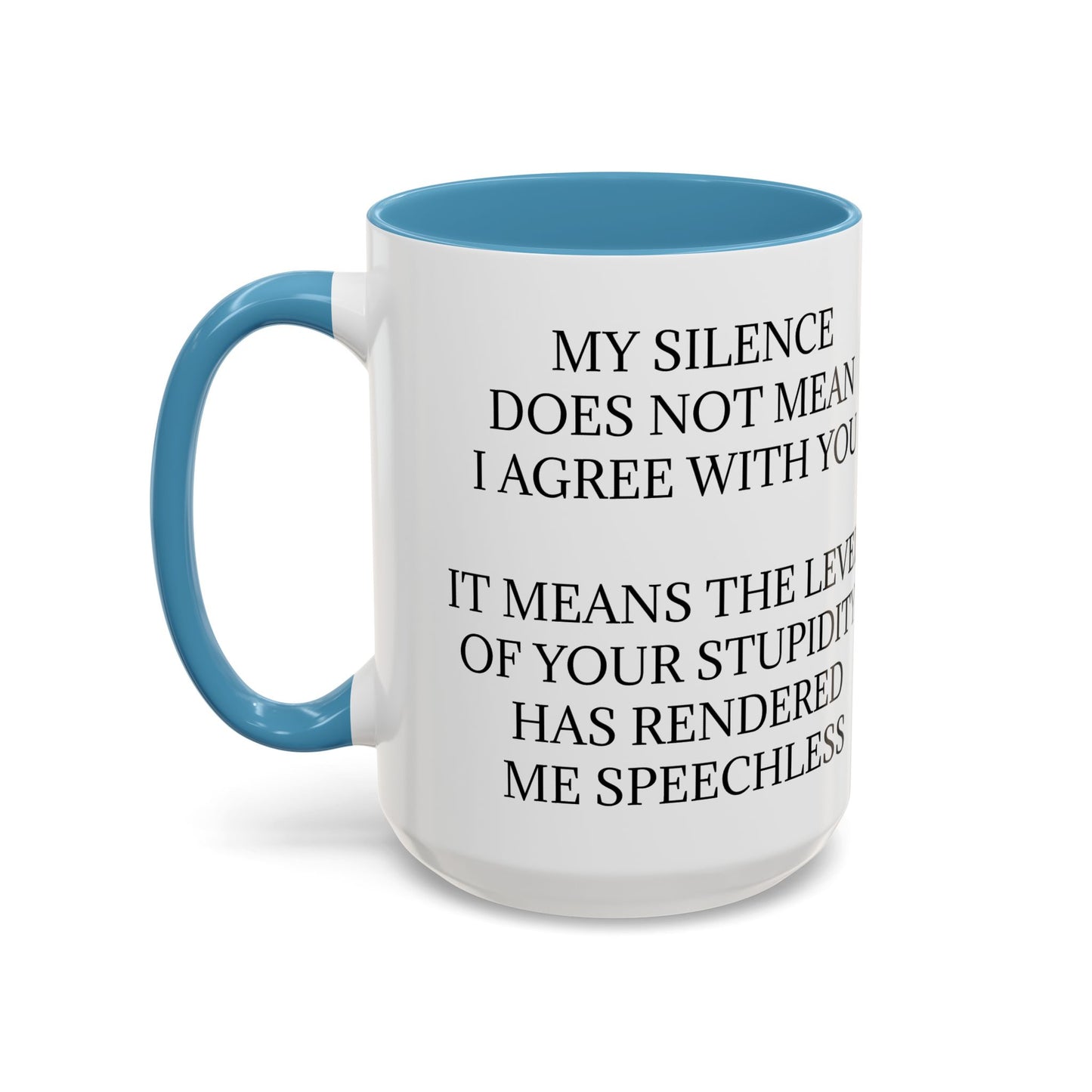 Speechless 2-Tone Coffee Mug