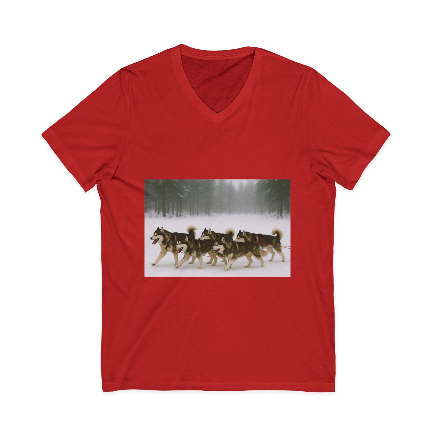 Mush On Unisex Short Sleeve V-Neck Tee