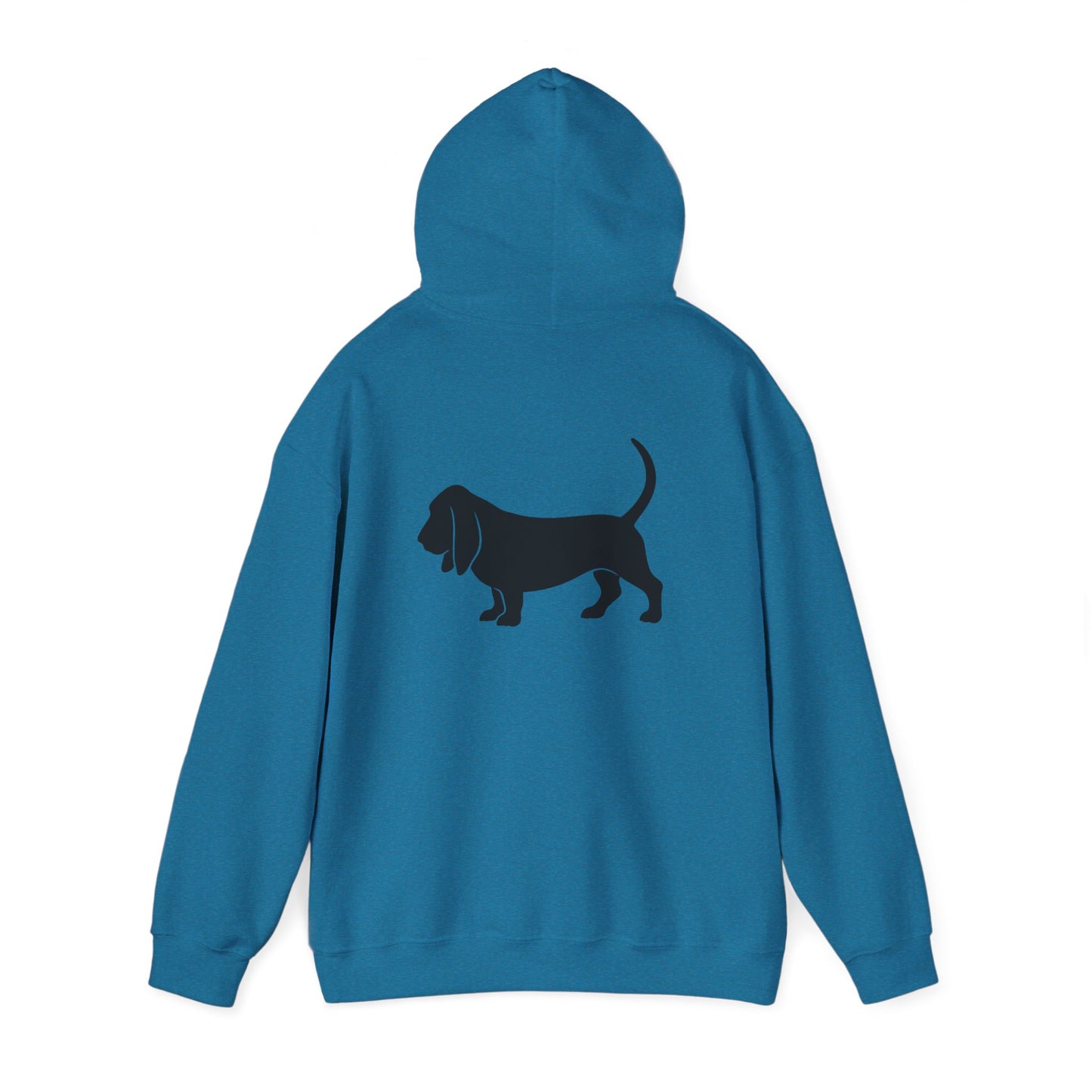 Basset Hound Silhouette Unisex Hoodie
