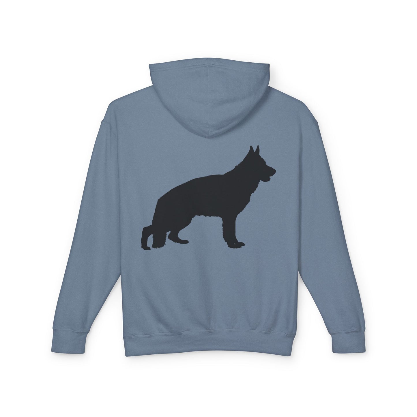German Shepherd Silhouette Unisex Lightweight Hoodie