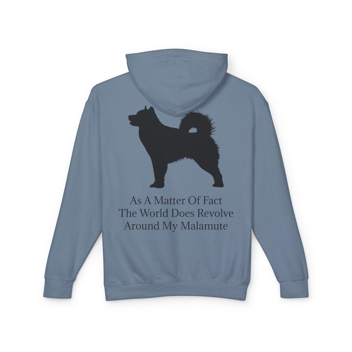 Matter Of Fact Malamute Unisex Lightweight Hoodie