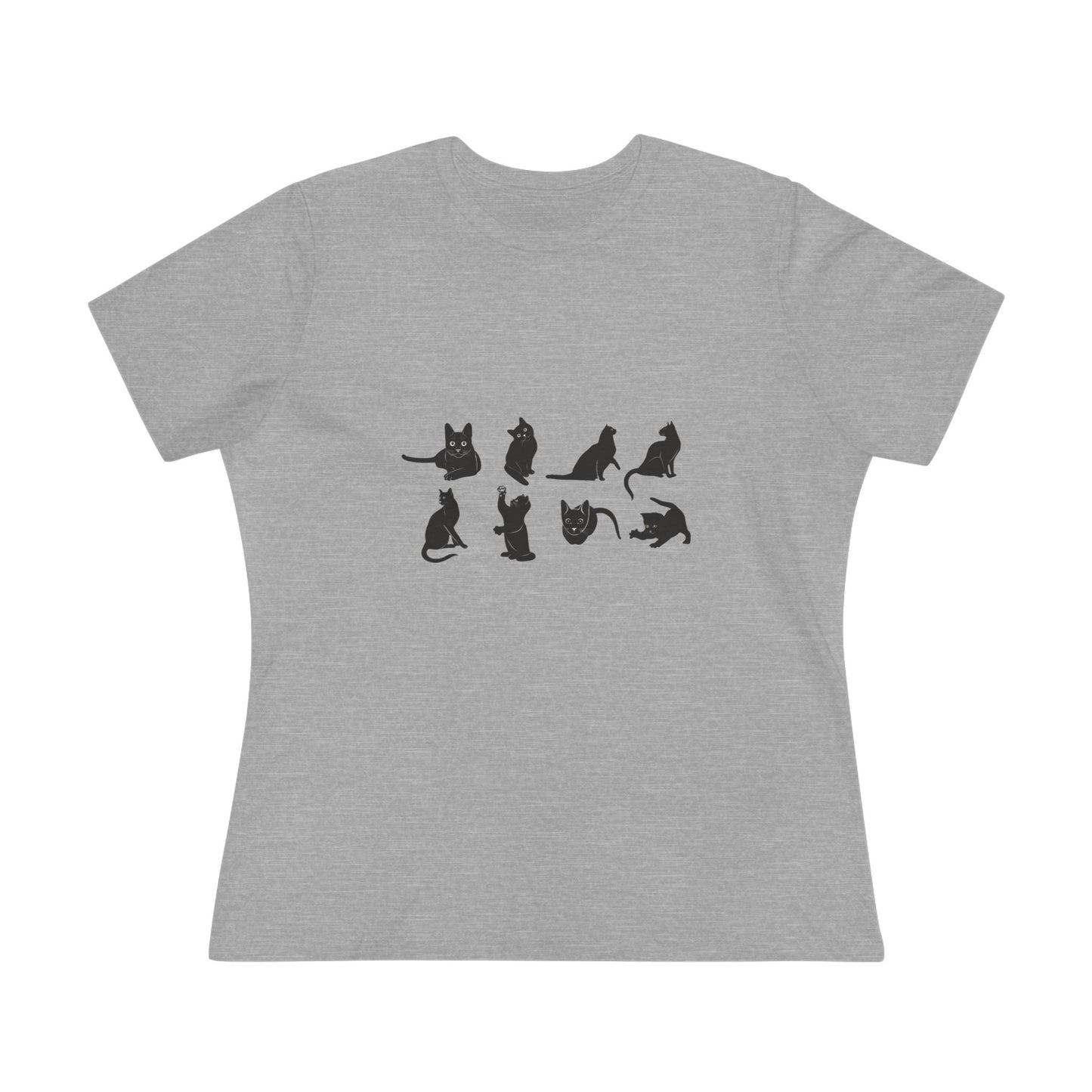 Cats Women's Short Sleeve Crewneck Tee