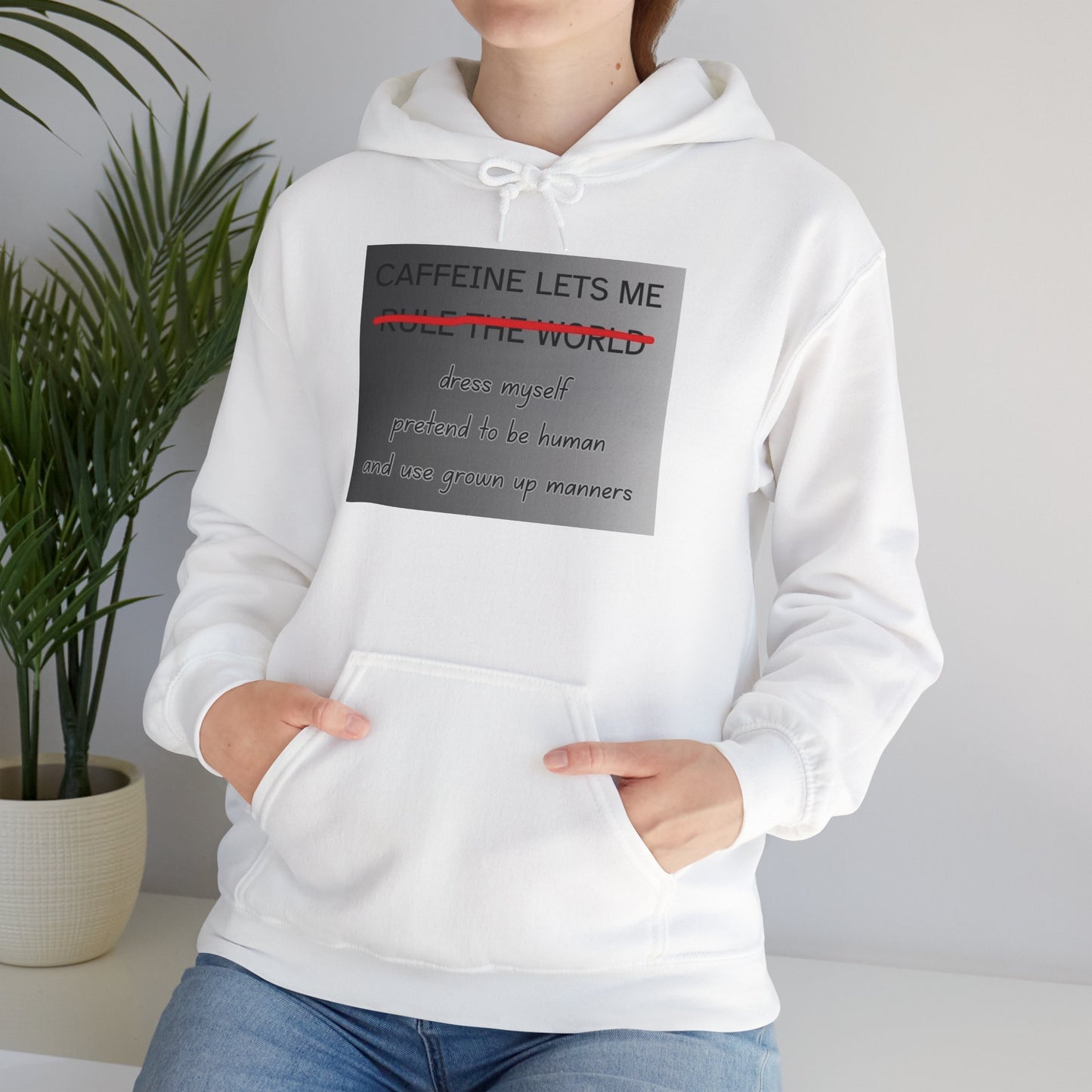Caffeine Lets Me Unisex Hoodie
