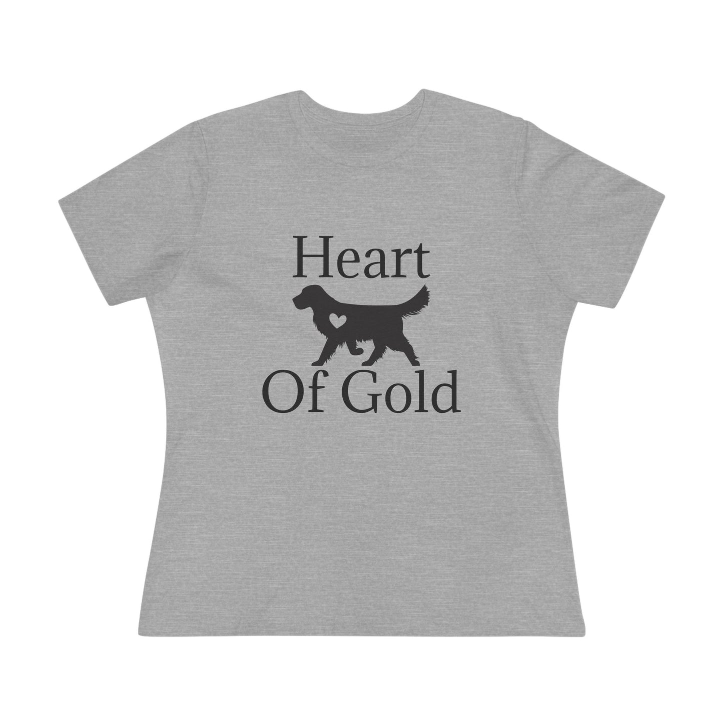 Heart Of Gold Women's Short Sleeve Crewneck Tee