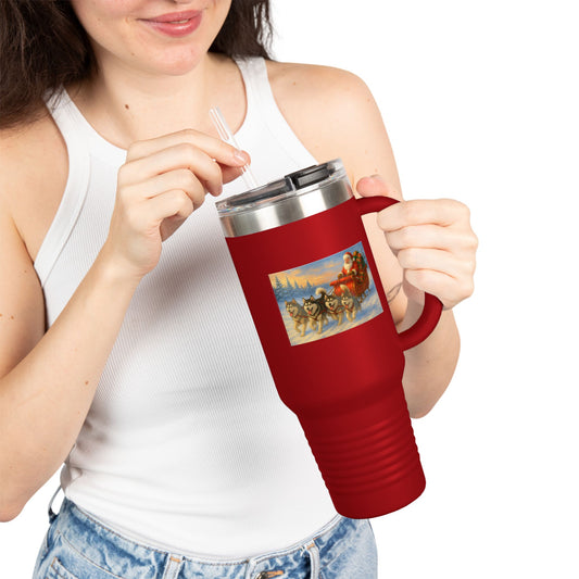 Dashing Through The Snow Insulated Travel Mug