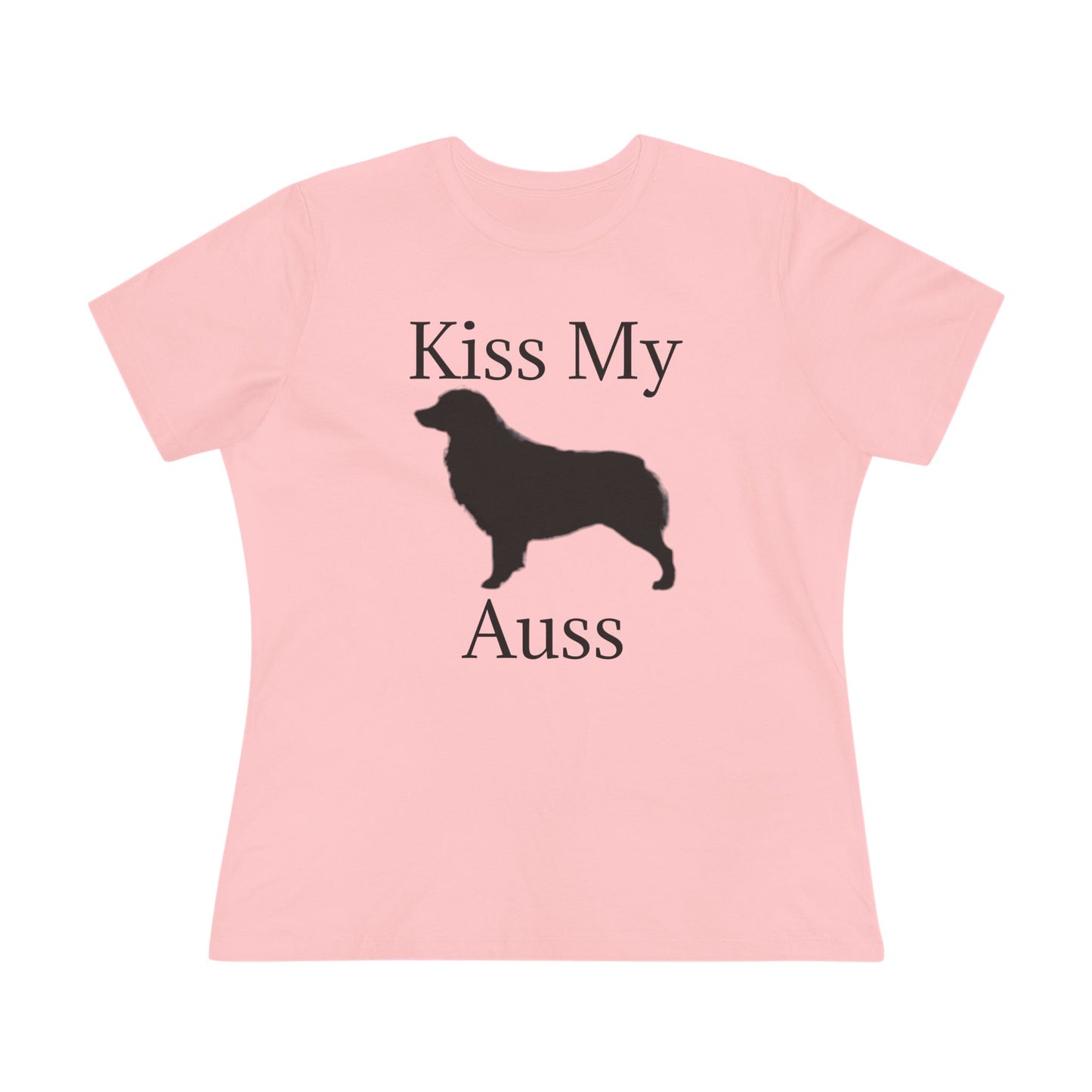 Kiss My Auss Women's Short Sleeve Crewneck Tee