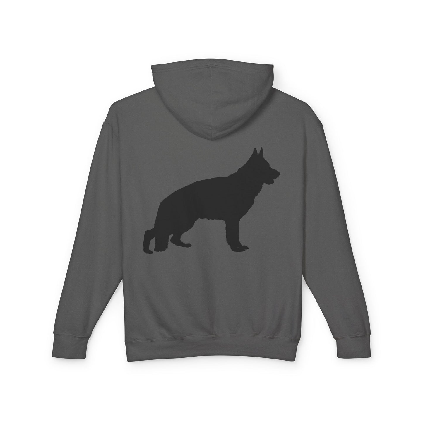 German Shepherd Silhouette Unisex Lightweight Hoodie