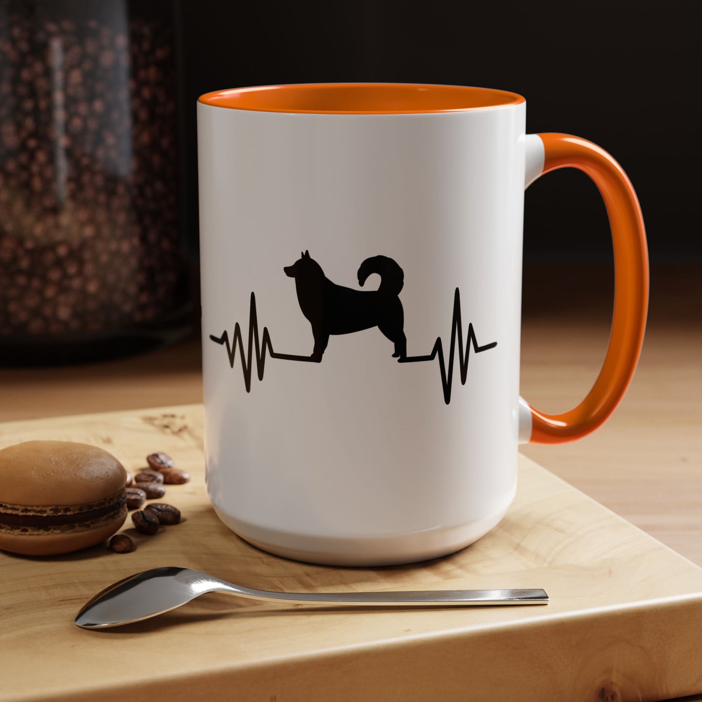 My Heart Beats For Malamutes 2-Tone Coffee Mug