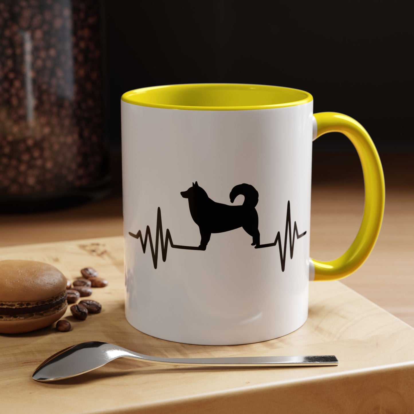 My Heart Beats For Malamutes 2-Tone Coffee Mug