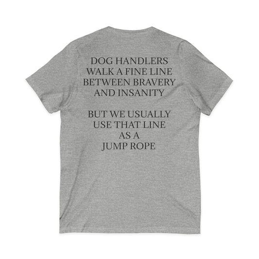 Jump Rope Unisex Short Sleeve V-Neck Tee