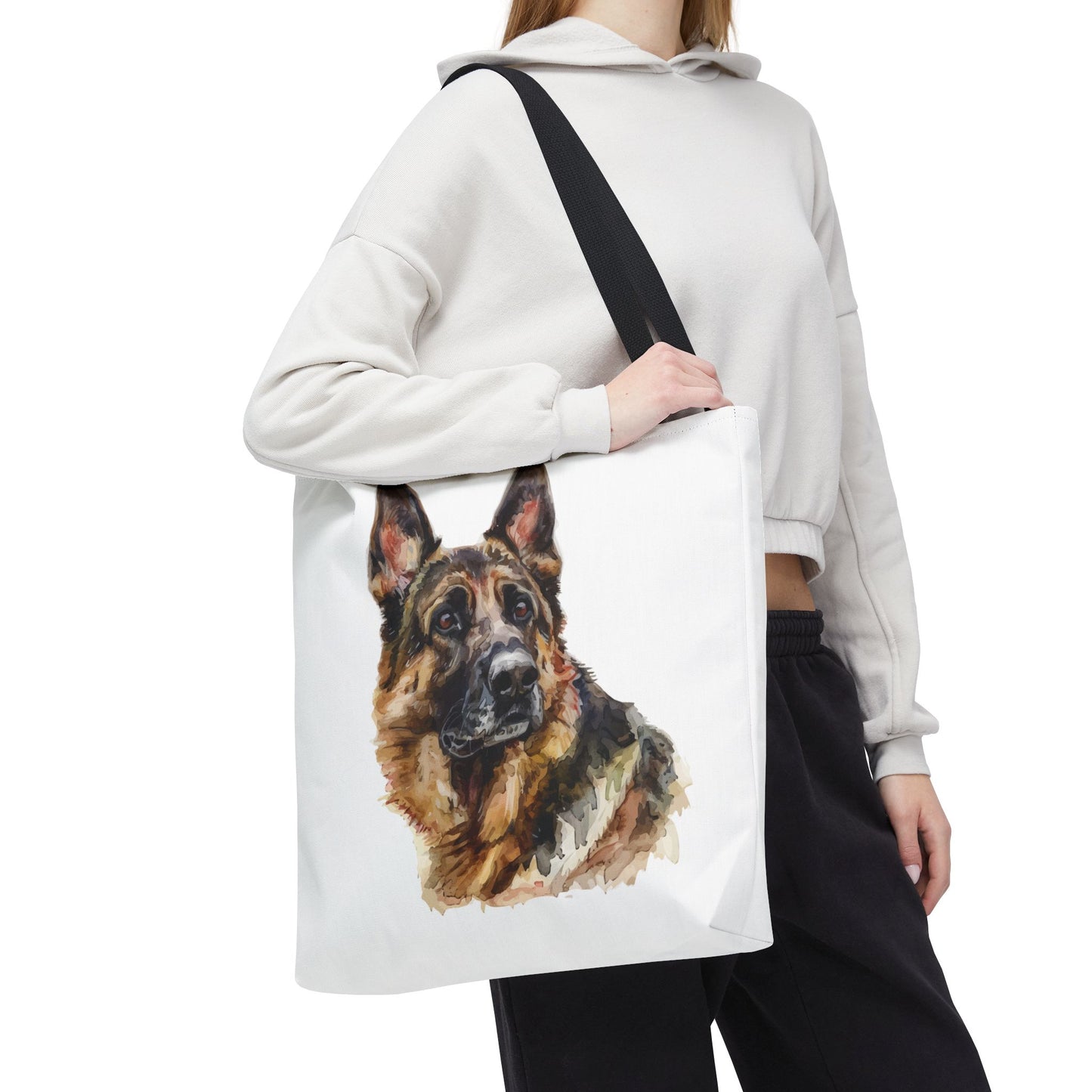German Shepherd Head Tote Bag