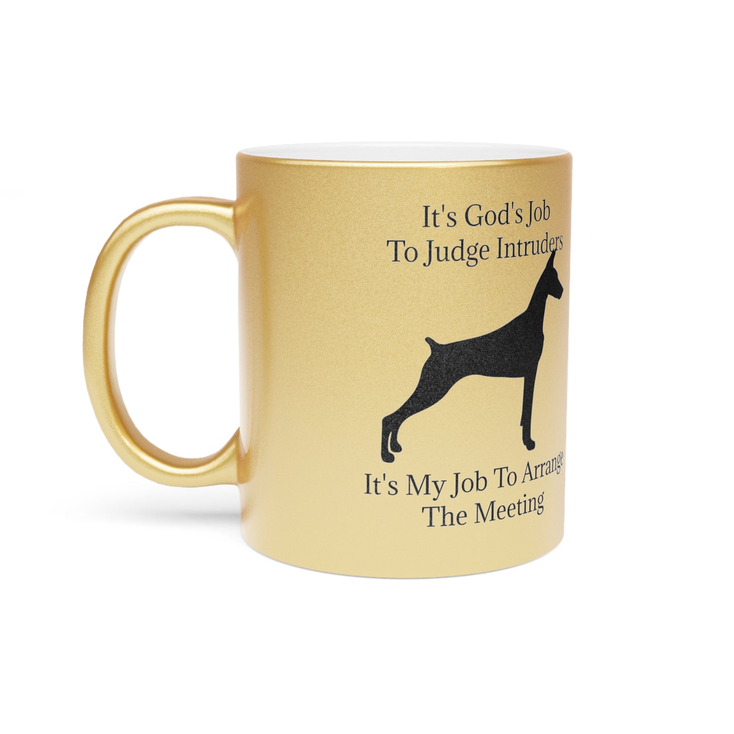 Arrange The Meeting Metallic Coffee Mug