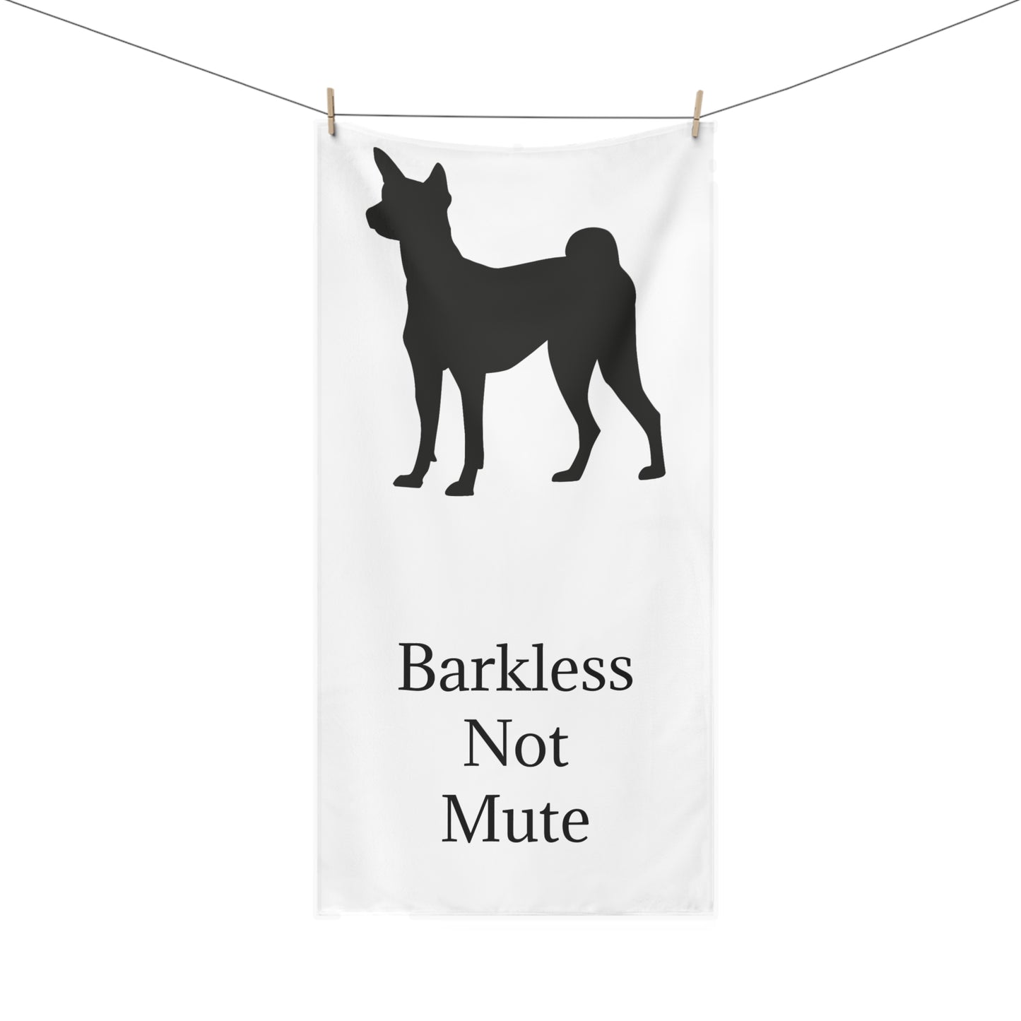 Barkless Not Mute Mink-Cotton Beach Towel