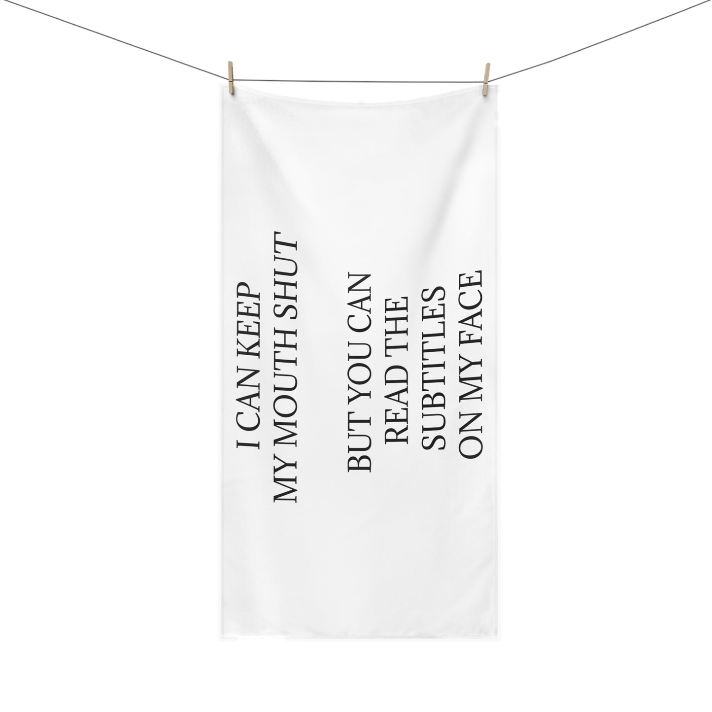 Subtitles Mink-Cotton Beach Towel