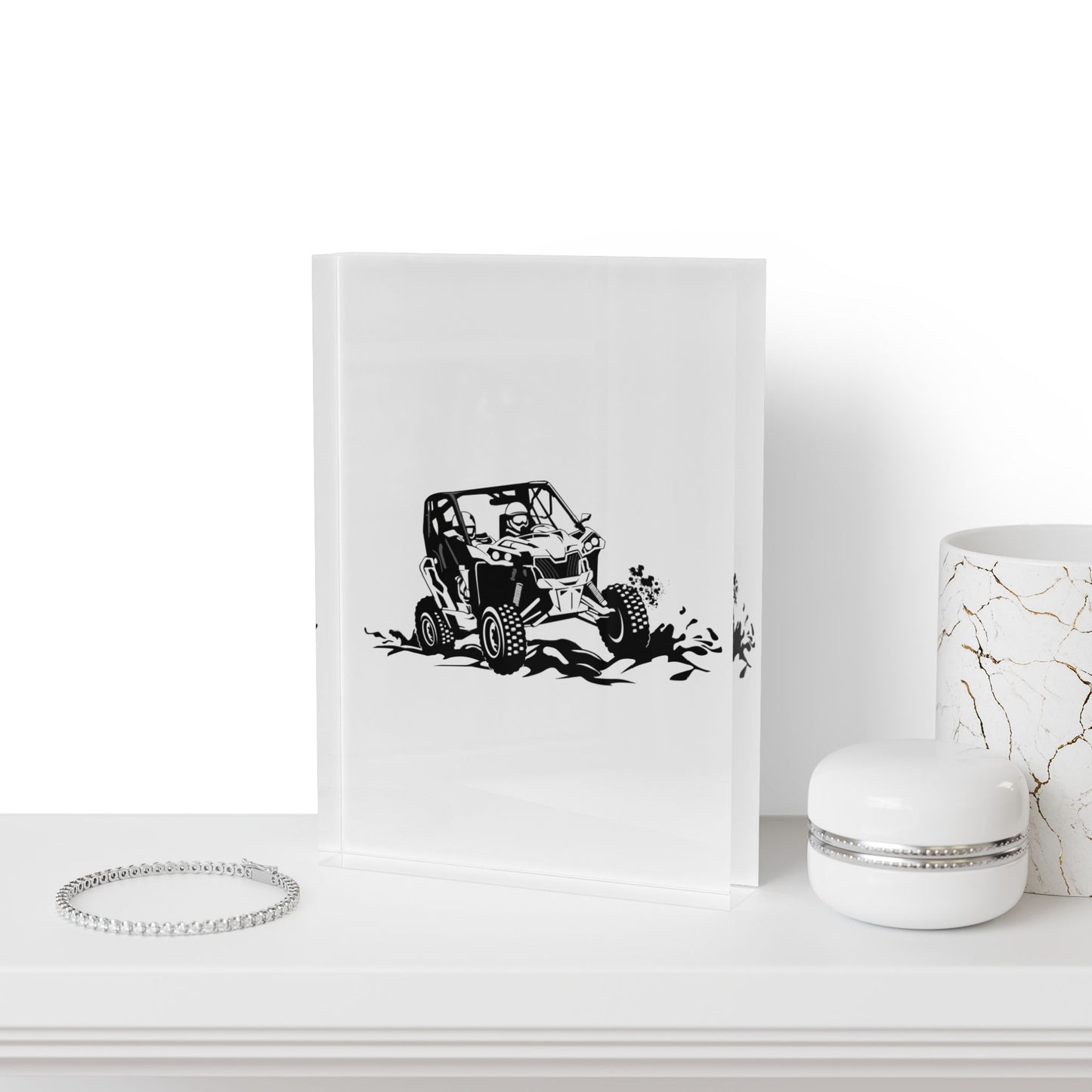 Slingin' Mud Side By Side Acrylic Photo Block