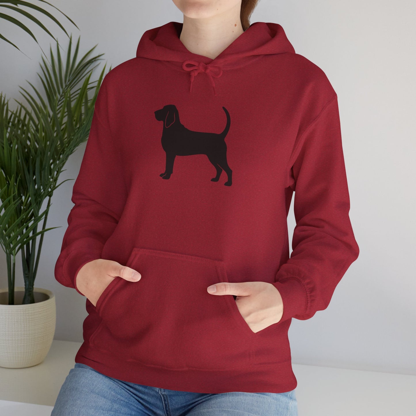 Bloodhound Silhouette Unisex Hoodie