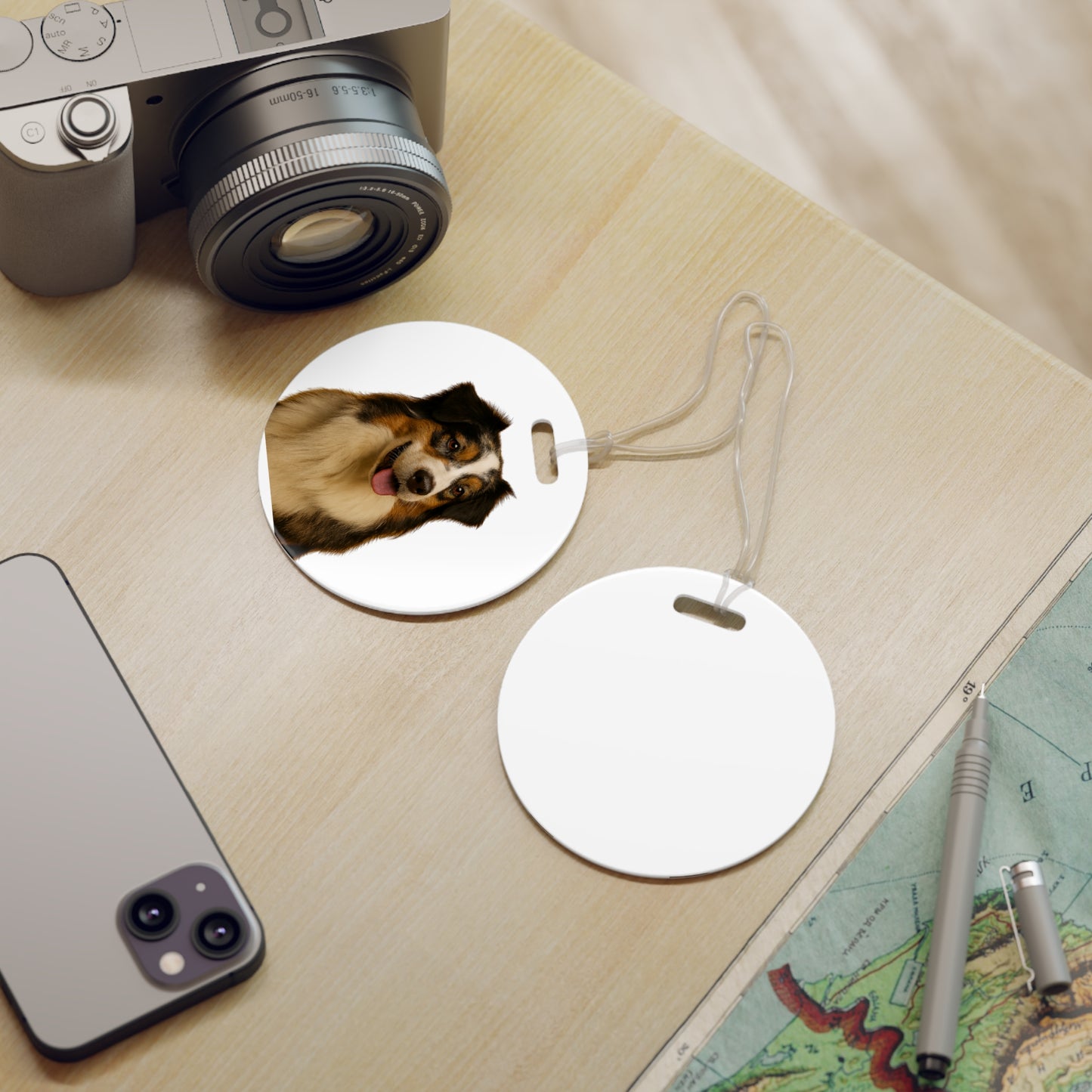 Aussie Head Luggage Tag