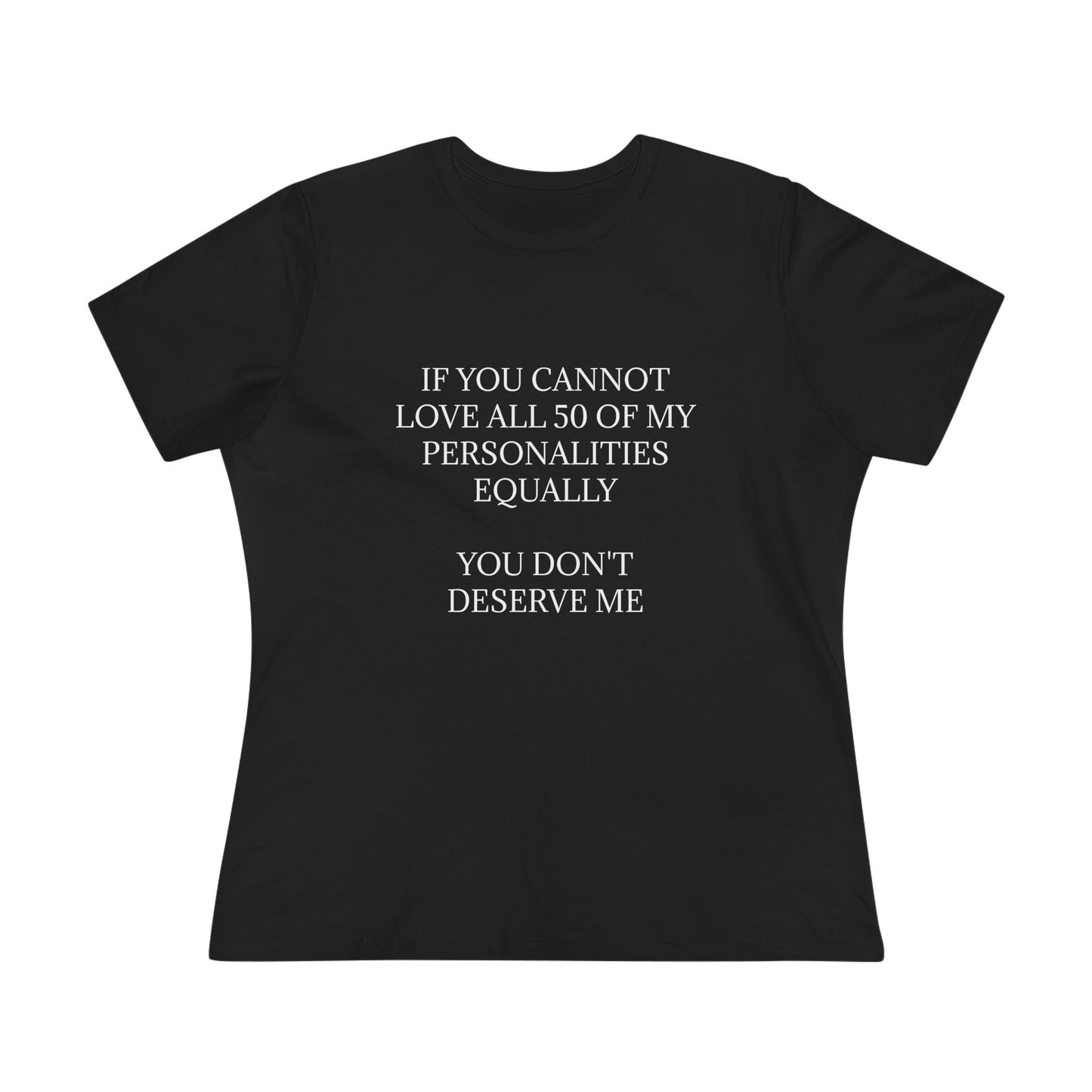 50 Personalities Women's Short Sleeve Crewneck Tee