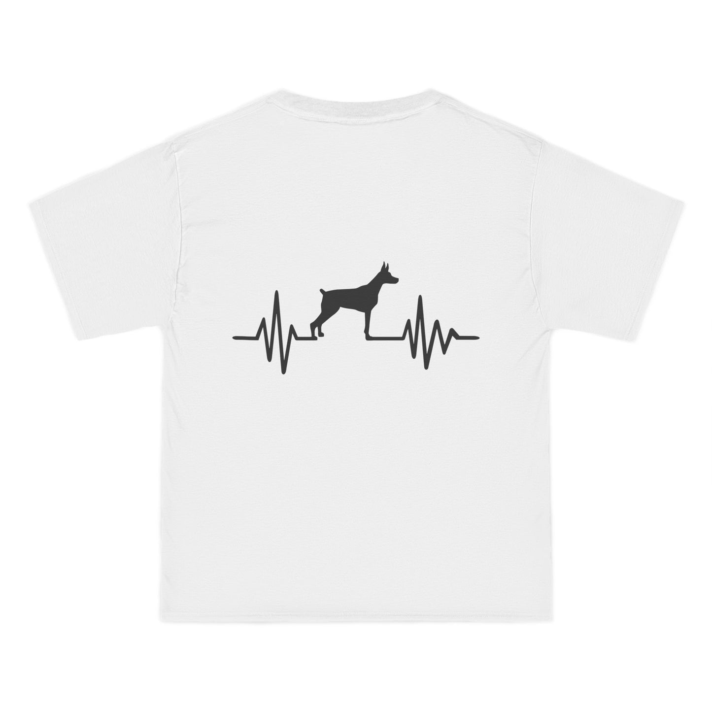 My Heart Beats For Dobermans Men's Short-Sleeve Crewneck Tee