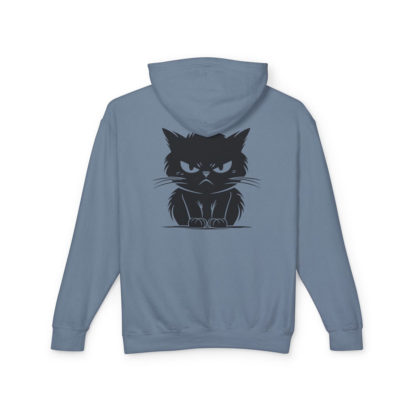Angry Cat Unisex Lightweight Hoodie