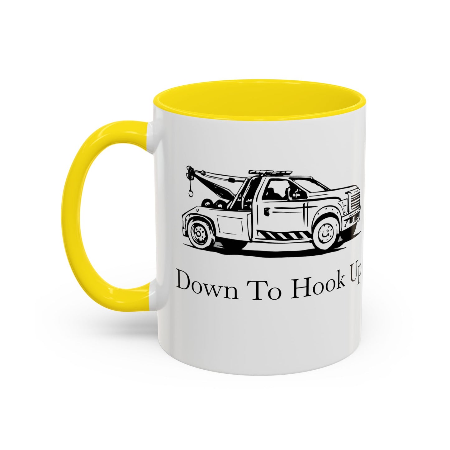 Down To Hook Up 2-Tone Coffee Mug