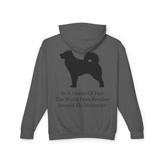 Matter Of Fact Malamute Unisex Lightweight Hoodie