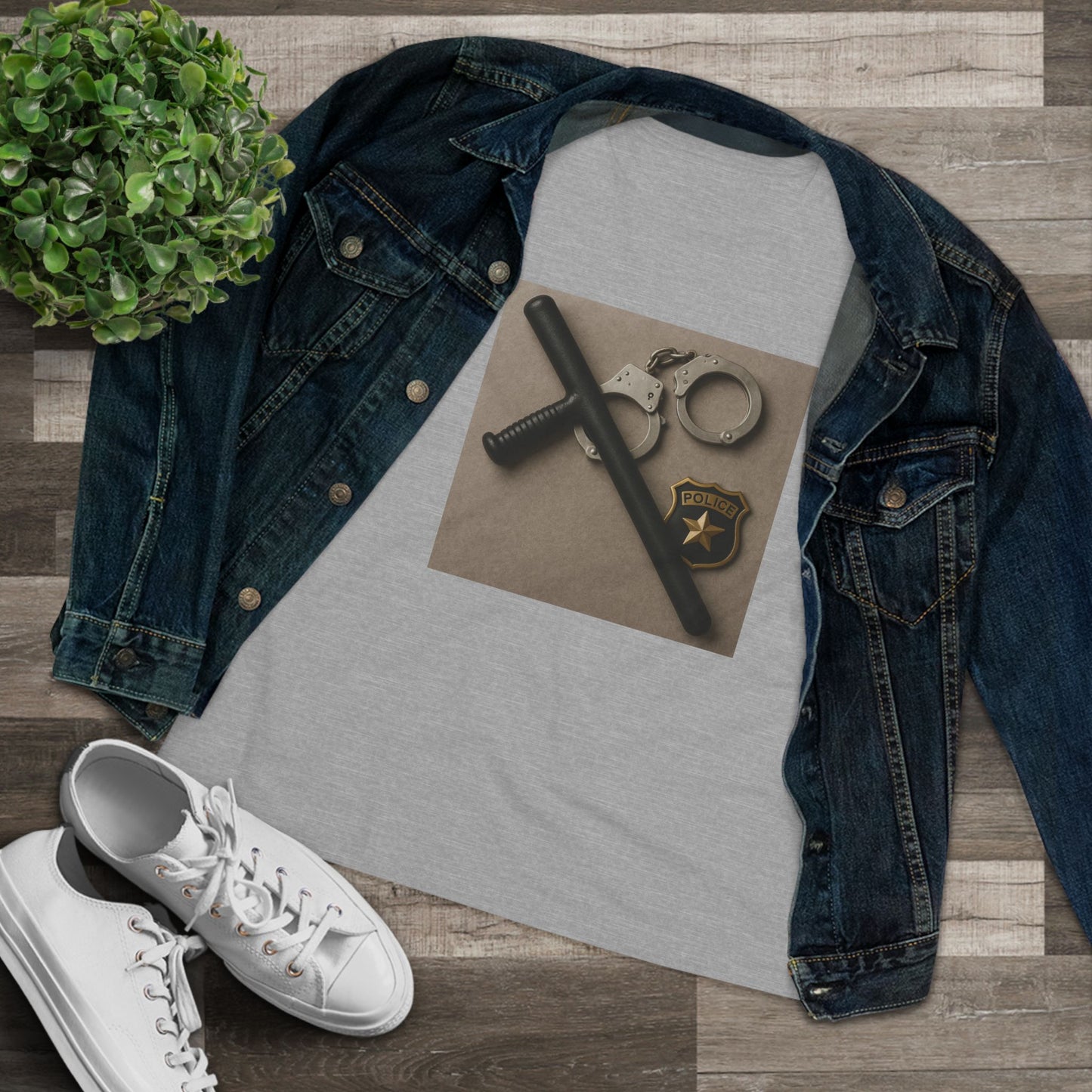 Law Enforcement Appreciation Women's Short Sleeve Crewneck Tee
