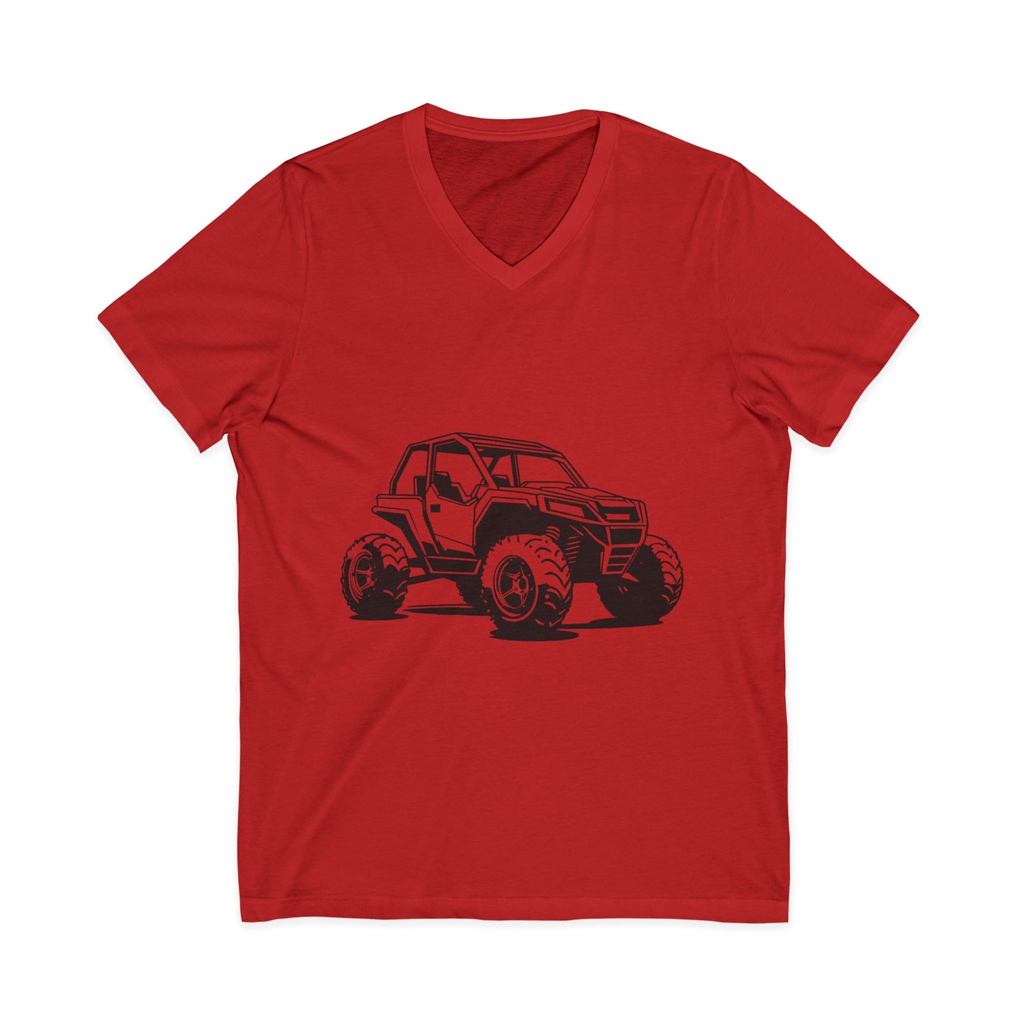 Off The Beaten Path Side By Side Unisex Short Sleeve V-Neck Tee
