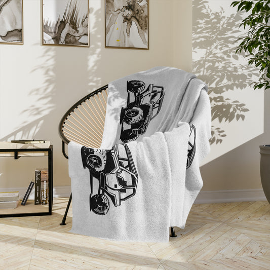 Off The Beaten Path Side By Side Velveteen Microfiber Blanket