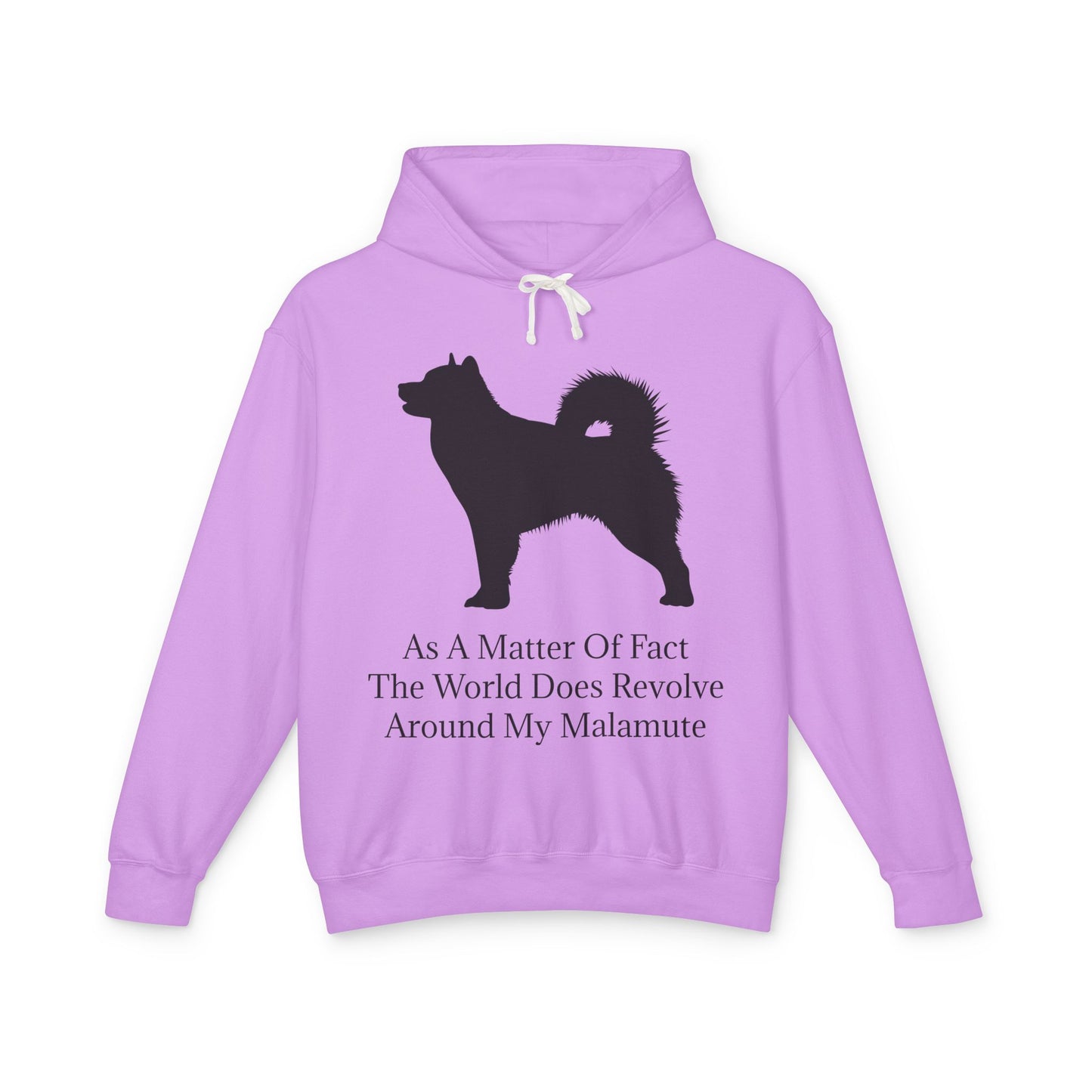 Matter Of Fact Malamute Unisex Lightweight Hoodie