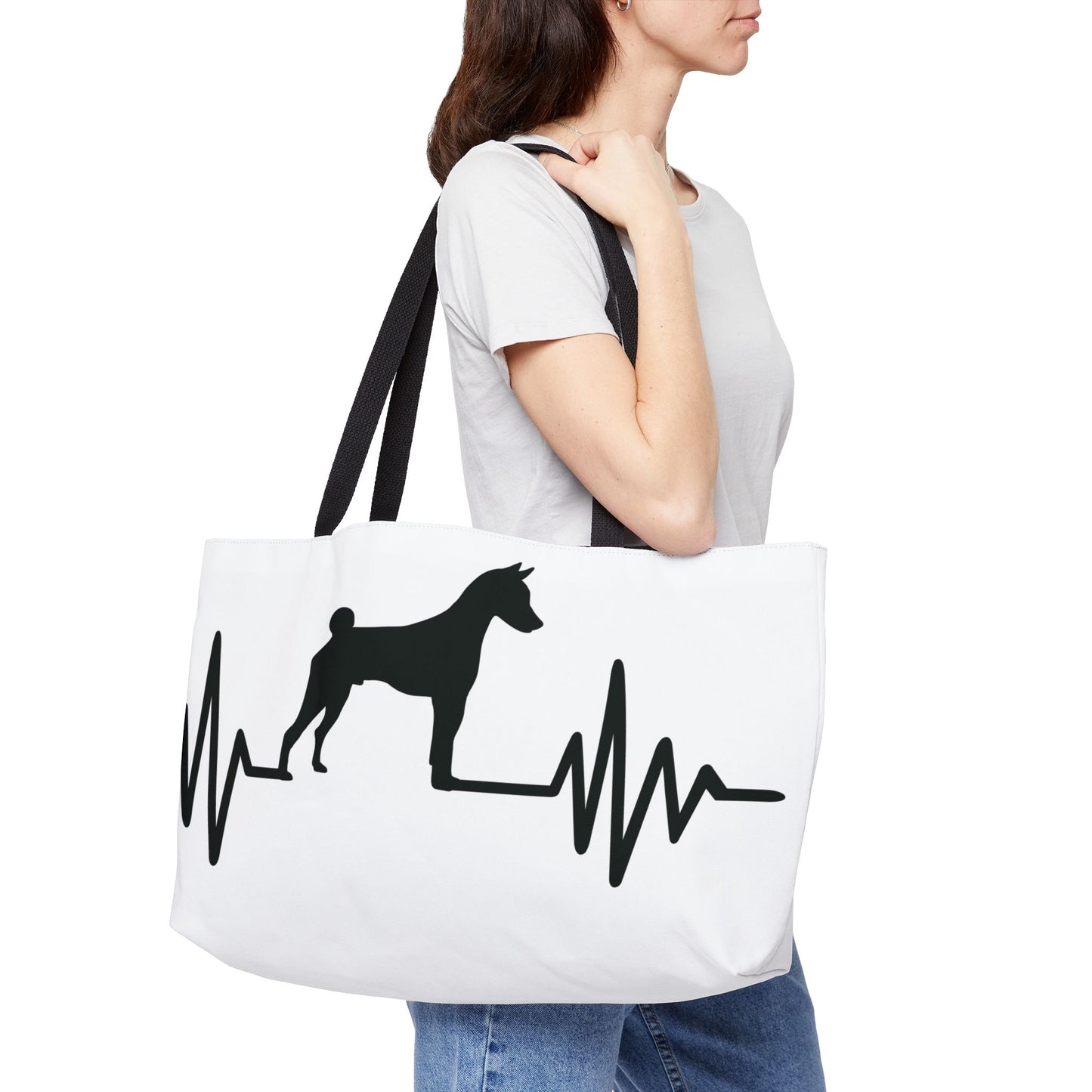 My Heart Beats For Basenjis Weekender Tote Bag