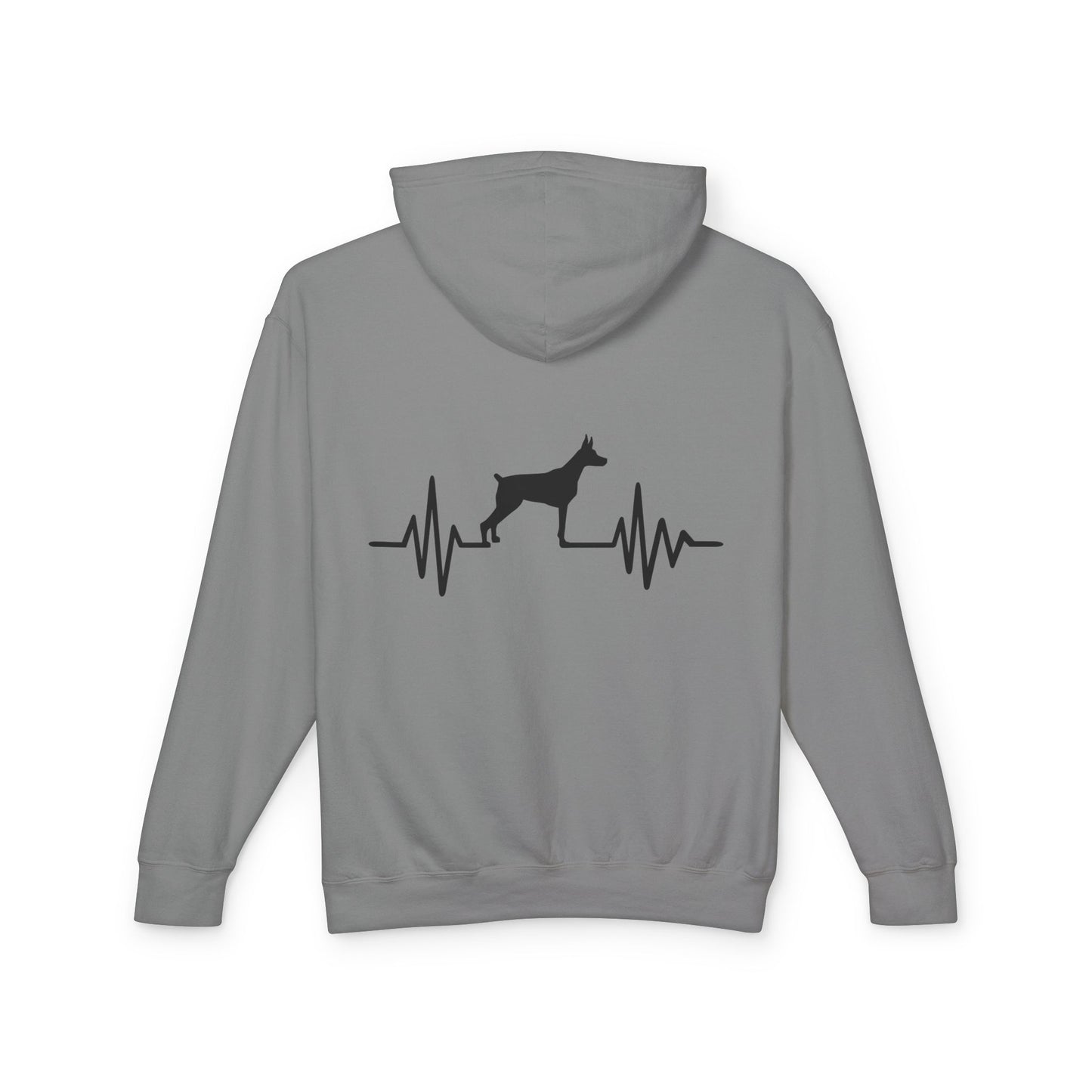 My Heart Beats For Dobermans Unisex Lightweight Hoodie